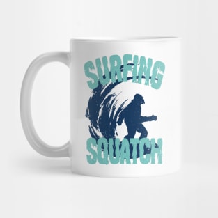 Surfing Squatch Mug